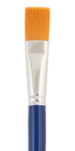 Кисть синтетика №20 плоская, 5 шт, длинная ручка, Vista-Artista 50112-20