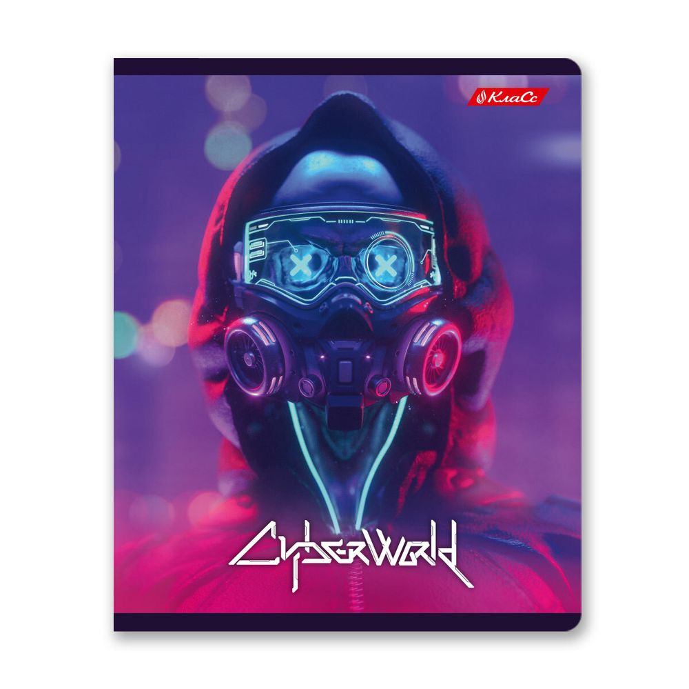 Тетрадь ученическая общая, глянцевая ламинация, A5+ 96 л. на скобе 60 г/м², белизна 100%, 5 шт, линия в термоусадочной пленке, 000796 Игромания, Светоч 96ТЕТл-004