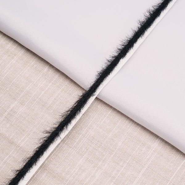 Кант декоративный Синель 10 мм / 45 метров, черный, 3AR3045