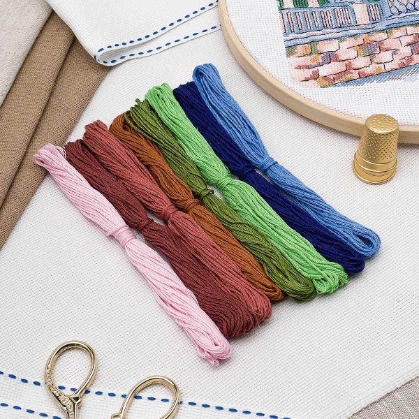 Набор хлопкового мулине Ассорти, 8 шт по 8м, Bestex