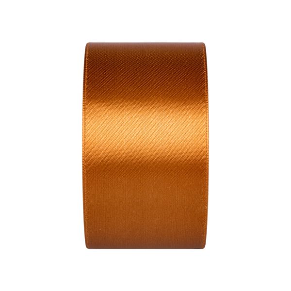 Лента атласная 1-сторонняя 50.0 мм / 33±2 метра, 051 св-коричневый, Gamma