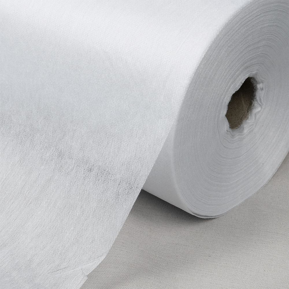 Флизелин клеевой точечный 35 г/м², цв.белый, шир.90см, 100м