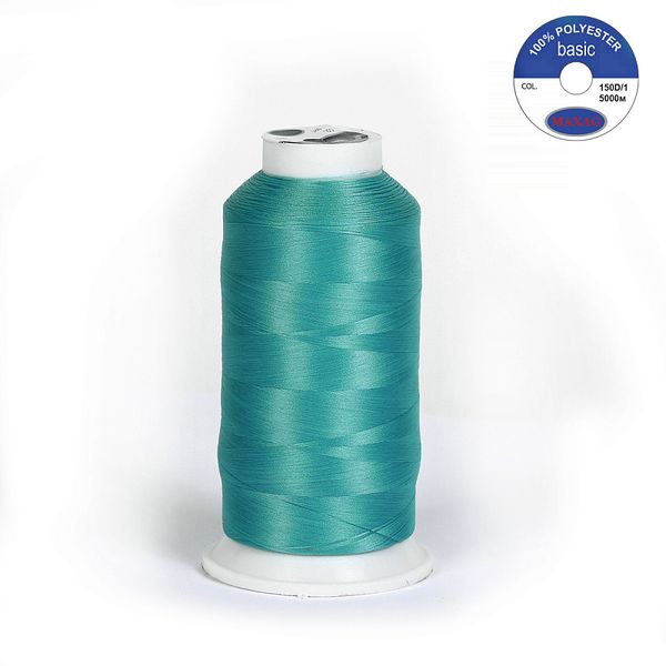 Нитки швейные текстурированные Max, 150D/1, 5000 м, 90г, 478 бирюзовый