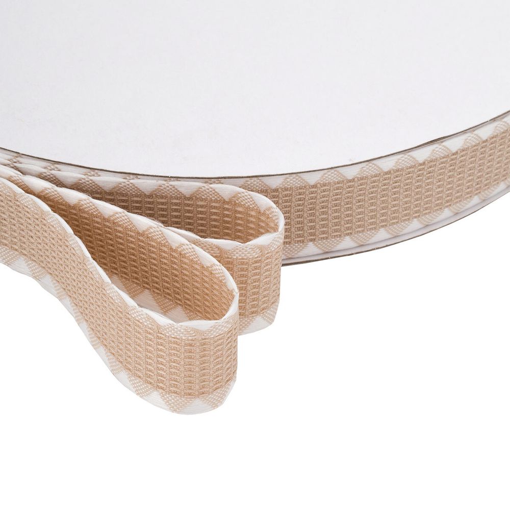 Тесьма (лента) окантовочная 28 мм / 91.44 метра, 5.075 г/пог.м, декоративная, 03 бежевый, 3Al360