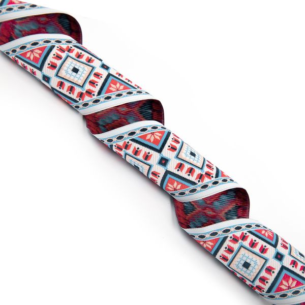 Лента (тесьма) жаккардовая 70.0 мм / 10±0.5 метров, 5, Gamma TRJ-117YP