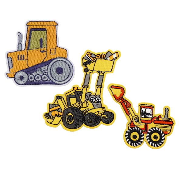 Термоаппликации Спецтехника 2, 3 шт, Hobby&Pro