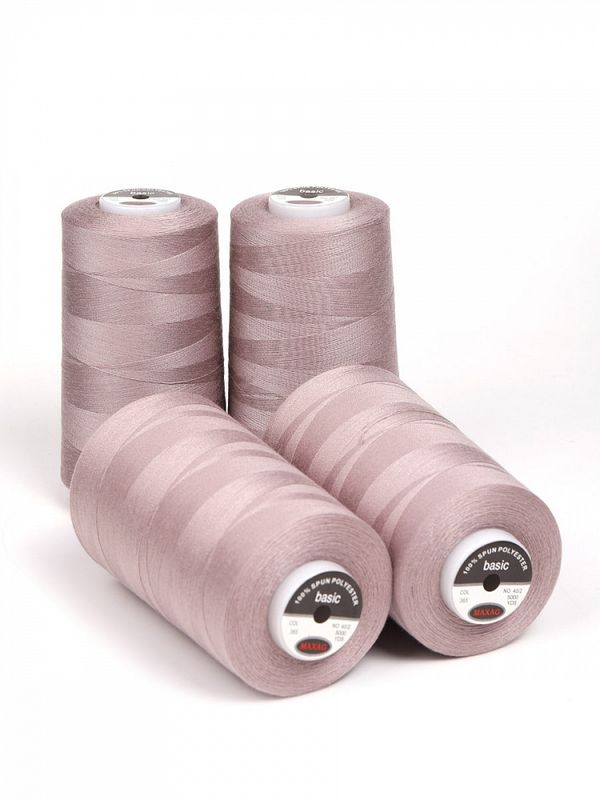 Нитки швейные Max 40/2, 4570 м (5000 ярд), 365 пудровый / 4 бобины