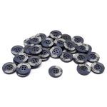 Пуговицы 4 прокола 36L=23 мм, пластик, col.D темно-синий, 36 шт, CN2818