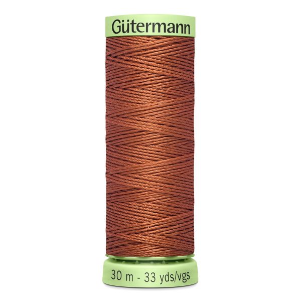 Нитки отделочные Gutermann Top Stitch, 30м, 847 медно-коричневый, 5 катушек