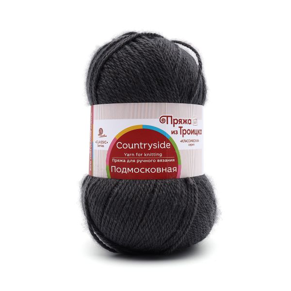 Пряжа Троицкая Подмосковная / уп.10 мот. по 100 г, 250 м, 393 светлый маренго