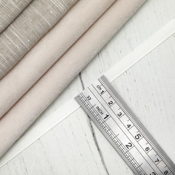 Лента репсовая (в рубчик) 6.0 мм, 047 молочный, уп.18,28 м