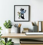 Набор для вышивания нитками Klart, Союзмультфильм. Ну, погоди!, 16х19 см