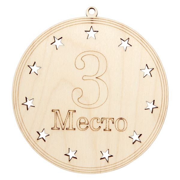 Заготовка для декорирования Медаль За 3 место 10х10,6см Astra&Craft