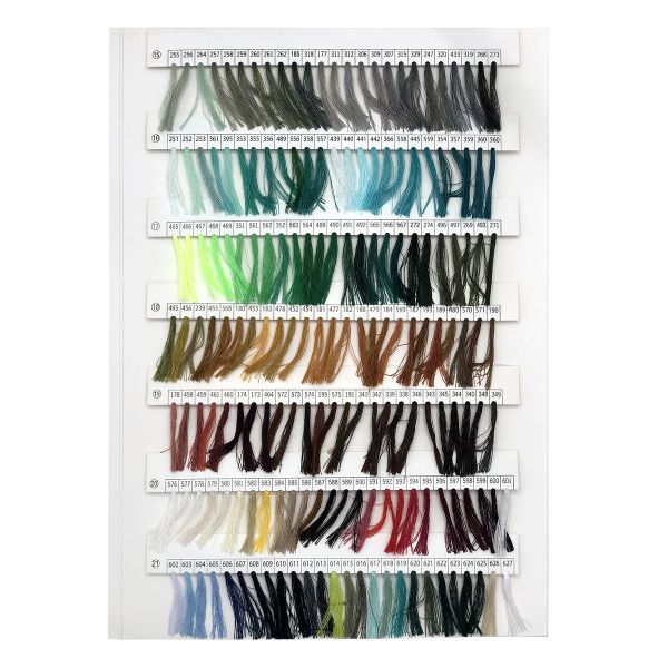 _01_ Карта цветов ниток: Нитки Dor Tak швейные универсальные