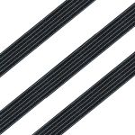 Тесьма усиленная Кромка клеевая 10 мм, (фасовка) 5х3 м, черный, B, Gamma G-110ht