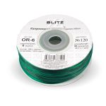 Лента капроновая (органза) _6.0 мм / 45.7 метров, 120 изумрудно-зеленый, Blitz OR-6