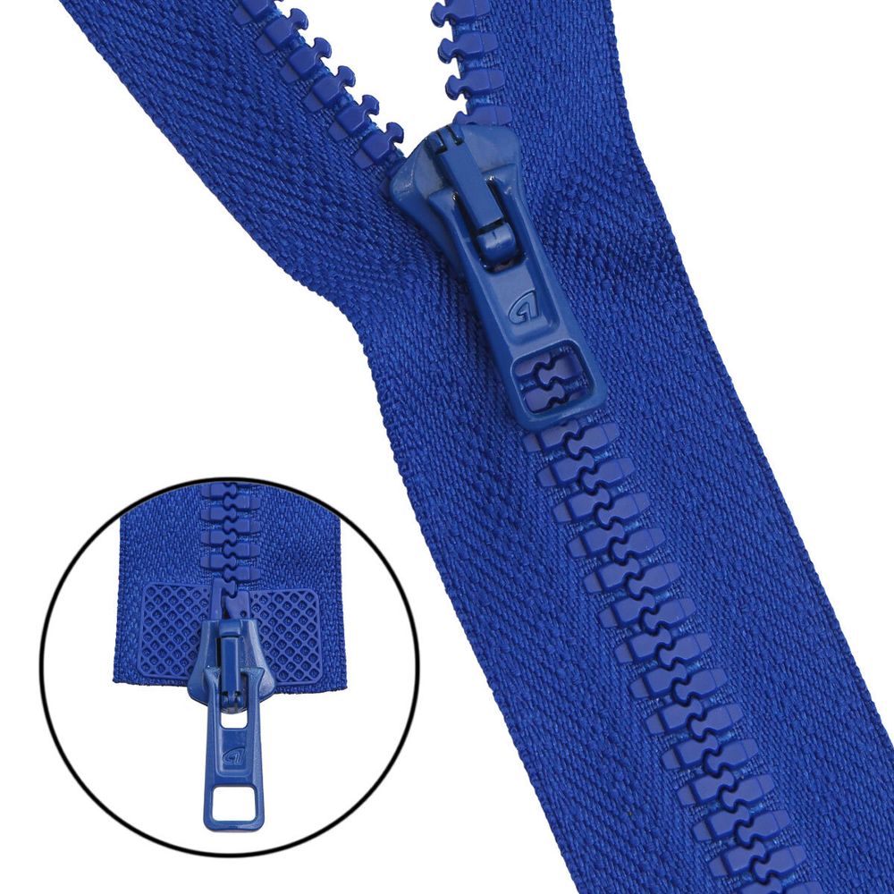 Молния трактор Arta Т6 (6 мм) 2 зам., разъем., 100 см, цв. 088 яр.синий, уп.5 шт