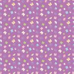 Ткань для пэчворка Peppy Нежная история, отрез 50х55 см, 146 г/м², НИ-06 фиолетовый, Peppy