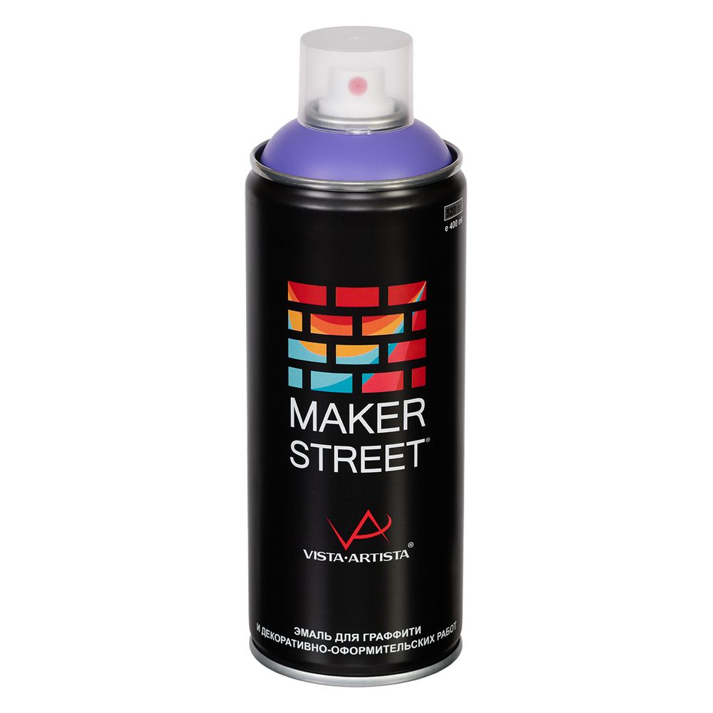 Эмаль для граффити 400 мл, 409 Фиолетовый халцедон, Makerstreet, MS400