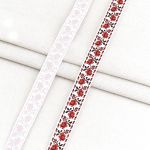 Лента репсовая (в рубчик) с принтом 15.0 мм / 45.72 метра, 1503 Узор