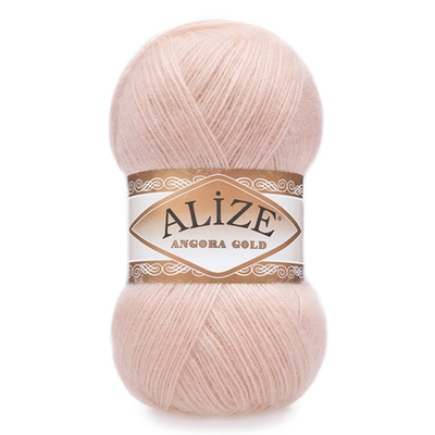 Пряжа Alize (Ализе) Angora Gold / уп.5 мот. по 100 г, 550м, 404 пудра A