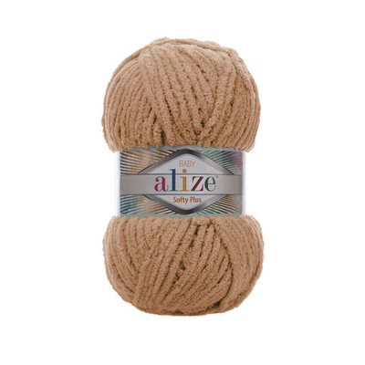 Пряжа Alize (Ализе) Softy Plus / уп.5 мот. по 100 г, 120м, 199 бежевый A