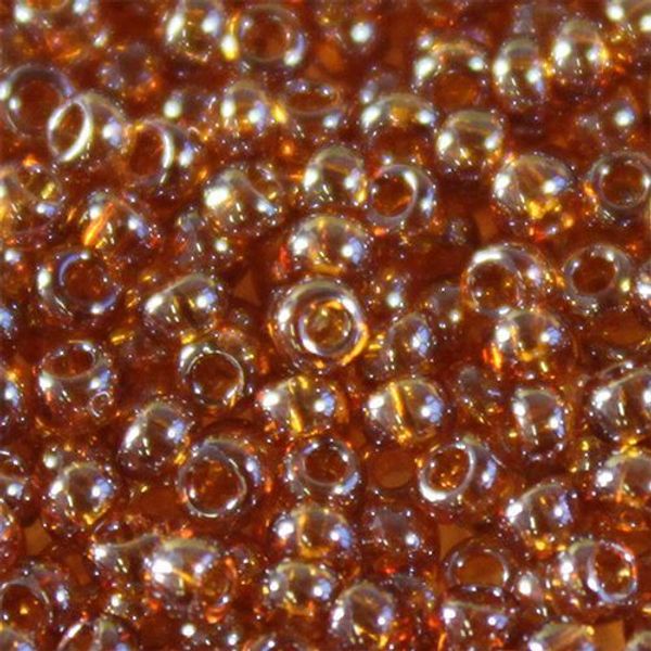 Бисер Preciosa прозрачный с жемчужным покрытием 10/0 (2.3 мм), 1х50г, цв. 16090