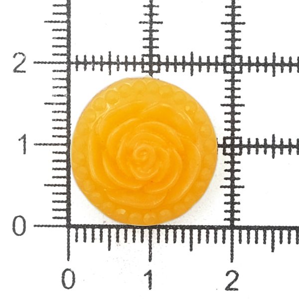 Украшения декоративные пуговицы Розочки, набор 4 цвета, 8 шт (микс 2)