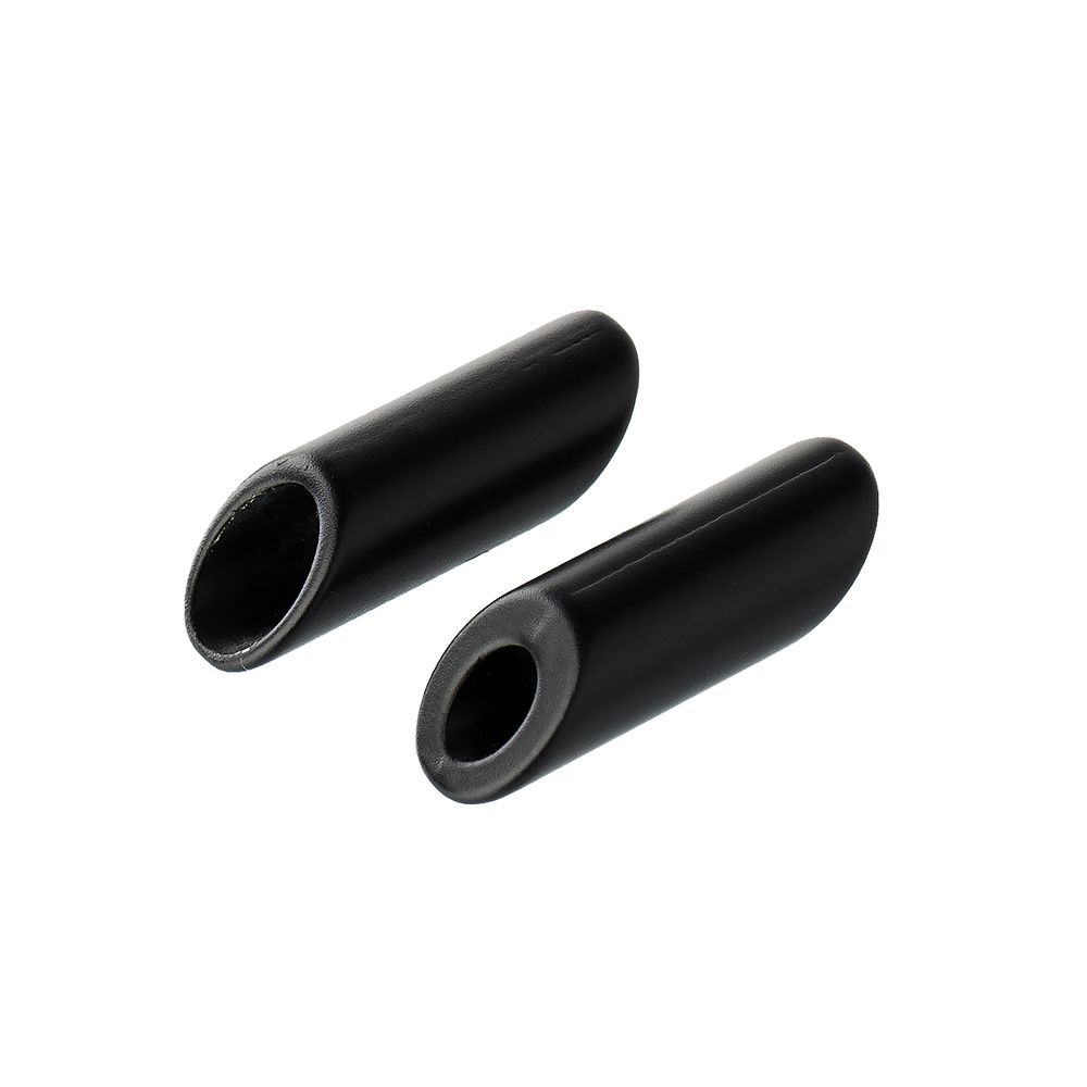 Наконечник для шнура металл 22х7 мм, 20 шт, №01 черный, Gamma GB 1654