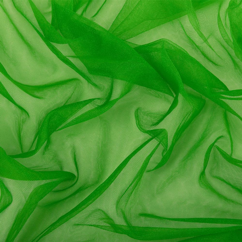 Фатин кристалл 18±2 г/м², 150х150 см, 42 зеленый, Gamma FTN-BRN