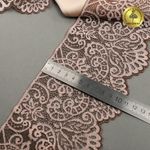 Кружево эластичное (стрейч) 110 мм, 40992PP цв.бежевый уп.115м, Kruzhevo