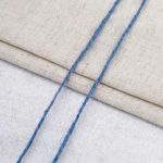 Шпагат джутовый ⌀1.4 мм / 50 метров (50 г), 2-ниточный, 1200 текс, евробобина, голубой