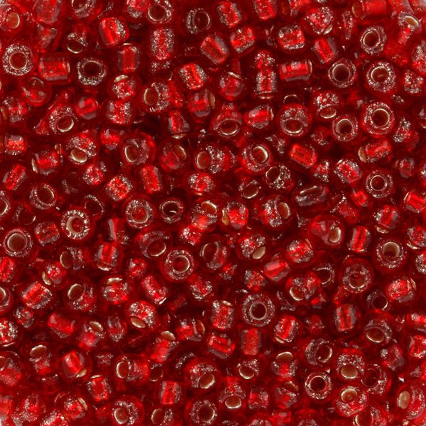 Бисер Zlatka 11/0 (2.1 мм), 100 г (10х10 г), №0025B красный, GR