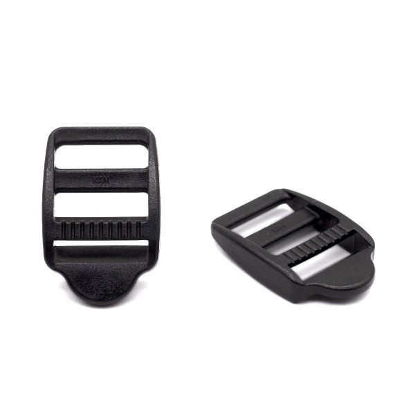 Пряжка-рамка регулировоч.20мм цв. черный, 100 шт