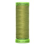 Нитки для тонких тканей Gutermann Extra Fine 150, 200м, 582 зеленая горчица, 5 катушек