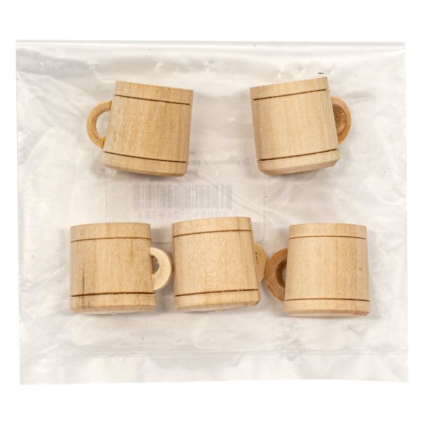 Заготовка для декорирования Кружка мини, 2,1х2,5х2см, уп.5 шт