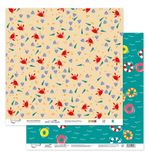 Бумага для скрапбукинга Ой, медуза! 190 гр/м², 30.5х30.5 см, 10 шт, Mr.Painter PSR 200107