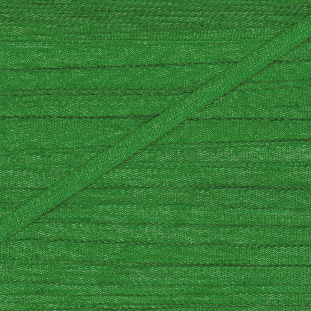 Лента (тесьма) шелковая 2.0 мм / 45.5±0.5 метров, №197 яр. зеленый, Gamma SR-2