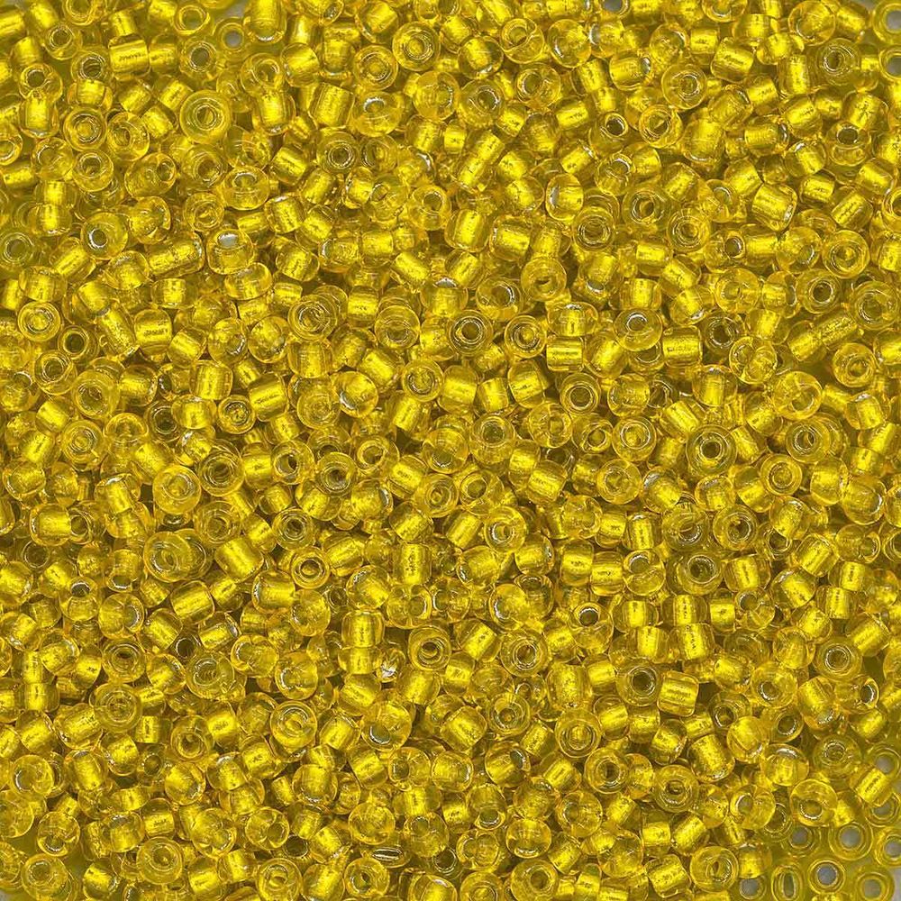 Бисер Astra&amp;Craft 11/0 (2.1 мм), 200 г (10х20 г), цв. 30 желтый