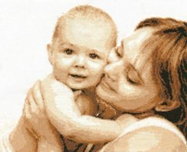 Набор для вышивания нитками Алиса, Мой малыш 33х27 см