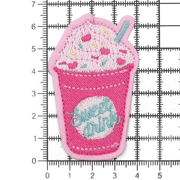 Термоаппликация Молочный десерт, 4х6см, Hobby&Pro