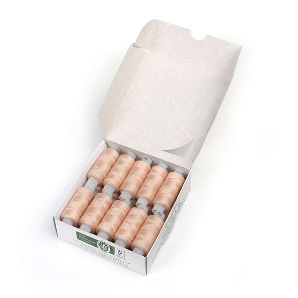 Нитки армированные ПНК им.Кирова 45ЛЛ, бытовые, 200 м / 20 кат., 4502 / 182 св.розово-бежевый