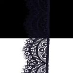 Кружево эластичное (стрейч) 60 мм / 3 метра, C147 индиго