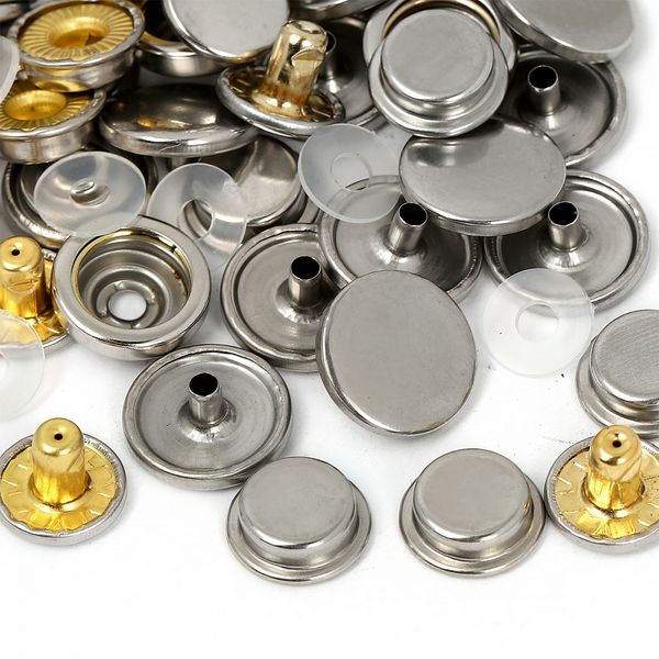 Кнопка Дельта (O-образная) ⌀15.0 мм, ≈720 шт, НЕРЖ.СТАЛЬ, цв.никель, TBY