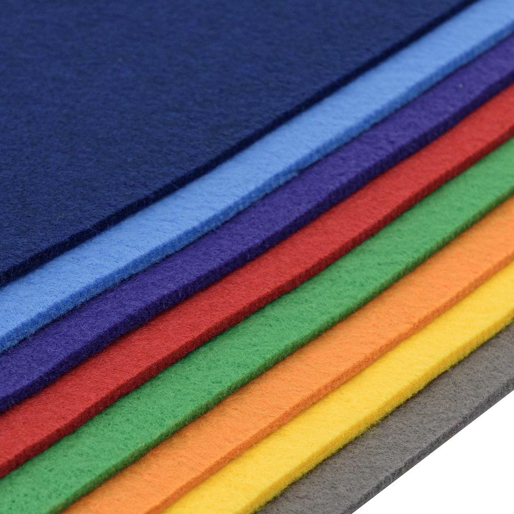 Фетр листовой мягкий 3.0 мм, 20х30см, 8 шт, Astra&Craft, 1