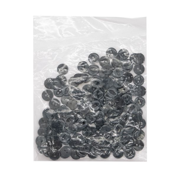 Пуговицы 2 прокола 18L (черный), CX-2719, 144 шт