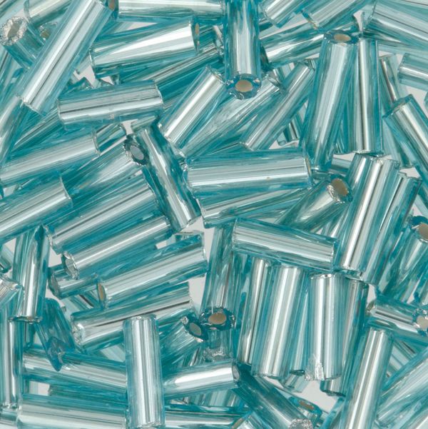 Бисер стеклярус Zlatka 100 г (10х10 г), №0023 голубой GG