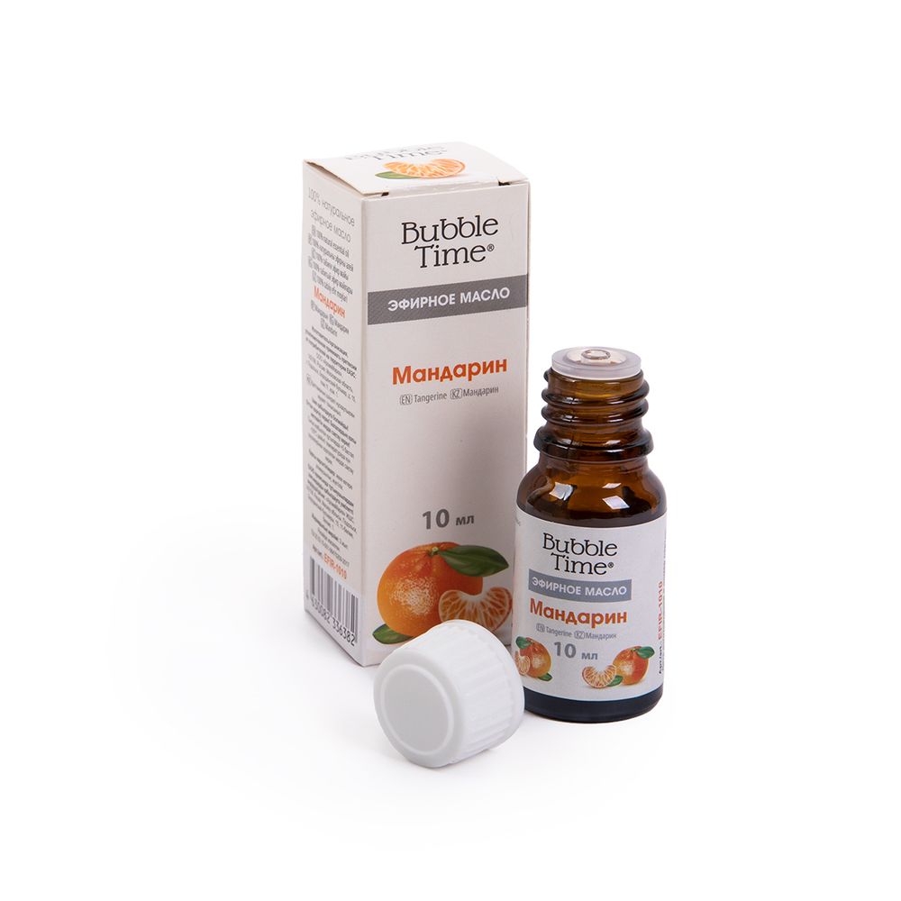 Эфирное масло 10 мл, Мандарин, Bubble Time EFIR-1010