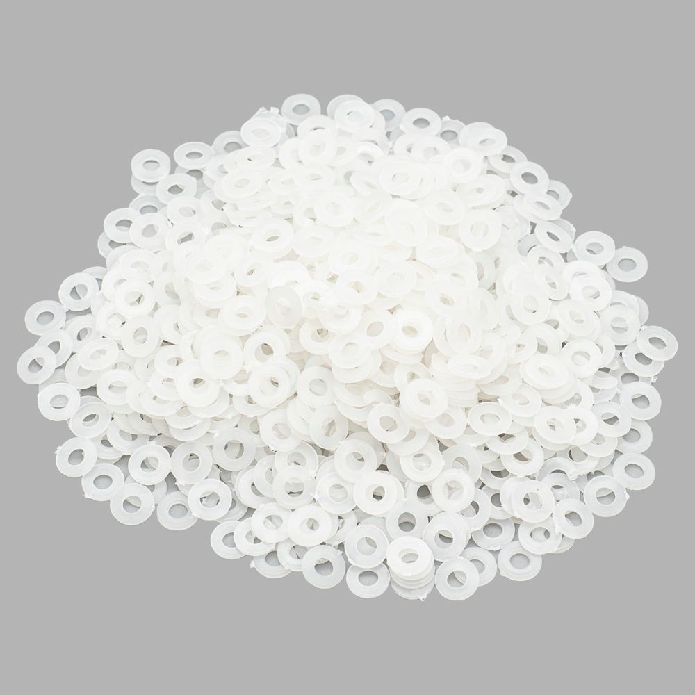 Кольцо уплотнительное пластик под кнопку ⌀3 мм (внешн. 10 мм), ВТ-2, ≈100 шт, New Star