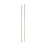 Спицы прямые металл ⌀3.0 мм, 35 см, желтый, Gamma CNK